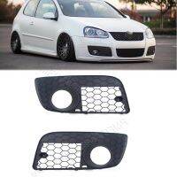 Front Bumper Fog Light Grille Honeycomb Hex Mesh Fog Lamp Open Vent Cover For Volkswagen Jetta MK5 GTI GLI 2006-2009 For Car