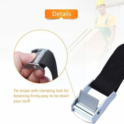 1PC 2x40cm Heavy Duty Ratchet Tie Down Straps with Cam Buckle for Cargo Truck Strong Auto Tow Rope Roadside Assistance Supp Y1R6