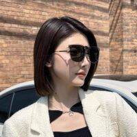 【Ready】? Ultra-light foldable sunglasses clip female 2023 new polarizing set mirror myopia driving sunglasses male