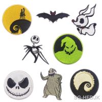 【CW】♤  Horror Movies Embroidery Bat Sticker Iron on Patches for T Shirt Badge