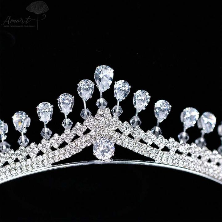 amart-rhinestone-queen-zircon-crown-ผู้หญิงเครื่องประดับหูฟังงานแต่งงานเครื่องประดับผม-headband-ornaments