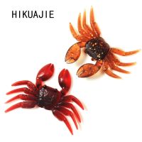 【hot】✈❍⊙ 50PCS Software Small Crab Two-color Luya Bait Artificial Soft Bass Wrasse Cod Sea Fishing