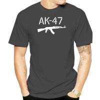 2023ใหม่เสื้อลำลองเสื้อยืดผ้าฝ้าย AK 47 Kalashnikov เสื้อยืดแบรนด์ AK47ผู้ชายใส่ได้ทั้งชายและหญิงสไตล์ป๊อป Xs-3xl ฤดูร้อนท็อปส์ซูคอรอบใหม่ขายส่งราคาถูกเสื้อยืดตลก