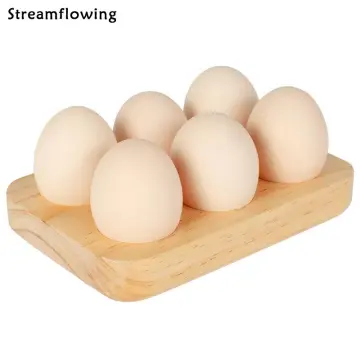 Paper Egg Cartons For Chicken Eggs Pulp Fiber Holder Bulk Holds 6