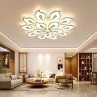 Modern flower-shaped LED ceiling chandelier bedroom living room ceiling lamp ho study room lighting