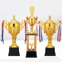 Universal Metal Trophy Highend กีฬาการแข่งขันเด็ก Creative Gold Silver Bronze ถ้วยทองฟอยล์ตัวอักษรการพิมพ์ Trophy