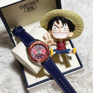 SEIKO ONE PIECE Watch 20th Anniversary Limited Luffy Chronograph Quartz  Blue JPN