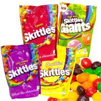 Skittles Fruits&amp;Crazy sours ลูกอมเยอรมันรสผลไม้ (152g.)