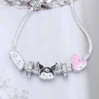 [ในสต็อก] Kuromis Melodys Kids DIY Jewellery Bracelet 2022 New Cartoon Love Heart Diy Beaded Bracelet