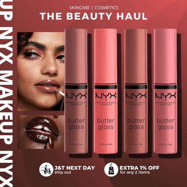 (AUTHENTIC) NYX Professional Makeup Butter Gloss (Non-Sticky) | Lazada PH