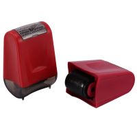 2 Pcs Identity Prevention Theft Stamp Identity Protection Guard Roller Stamp Wide Rolling Security Stamp