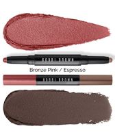 Bobbi brown Dual-Ended Long-Wear Cream Shadow Stick // Bronz pink + espresso 1.6g