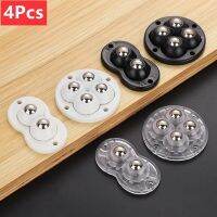 Self Adhesive Type Mute Ball Universal Wheel 1/2/3/4 Beads Furniture Casters Wheels Stainless Steel Wheel 360° Rotation