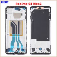 【✆New✆】 xuren5304977 ใหม่สำหรับ Realme Gt Neo 2 Neo2กรอบจอแอลซีดีกรอบกลางปลอกหุ้มแผ่นขอบซ่อมแซมชิ้นส่วนสมาร์ทโฟน