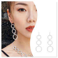 925 sterling silver zircon earrings circle ring pearl 2022 new holiday gift fashion ins style design high quality boutique