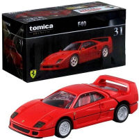 Takara Tomica โมเดลรถยนต์หล่อโลหะ31 F40สีแดง1/62รถของเล่นของเล่นเหล็กหล่อสำหรับเด็ก