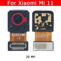 กล้องหน้าของแท้สำหรับ Xiaomi Mi 11 Mi11โมดูลกล้องเซลฟี่ที่หันหน้าไปทางด้านหน้าชิ้นงอสำหรับเปลี่ยนอะไหล่ SXT37121เลนส์สมาร์ทโฟน