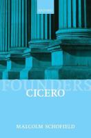 หนังสืออังกฤษใหม่ Cicero : Political Philosophy (Founders of Modern Political and Social Thought) [Paperback]