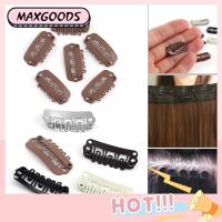 MAXG 10/20/50Pcs ร้อน เครื่องประดับ จัดแต่งทรงผม หมุดโลหะ กิ๊บติดผม เครื่องมือต่อผม คลิปหนีบวิก