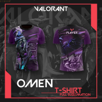 omen (สต็อกเพียงพอ) 2023 NEW shirt new valorant v2 tee men 3d t size s-5xl coolคุณภาพสูง size:S-5XL