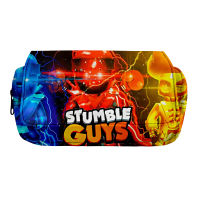 3D ใหม่ Stumble Guys Collision Party กล่องดินสอคู่กล่องดินสอนักเรียนระดับประถมศึกษาและมัธยมศึกษาปากกา Case