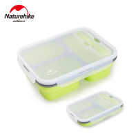 Naturehike Portable Foldable Outdoor Tableware Silicone Collapsible Lunch Box Camping Cutlery Cookware Food Storage Container