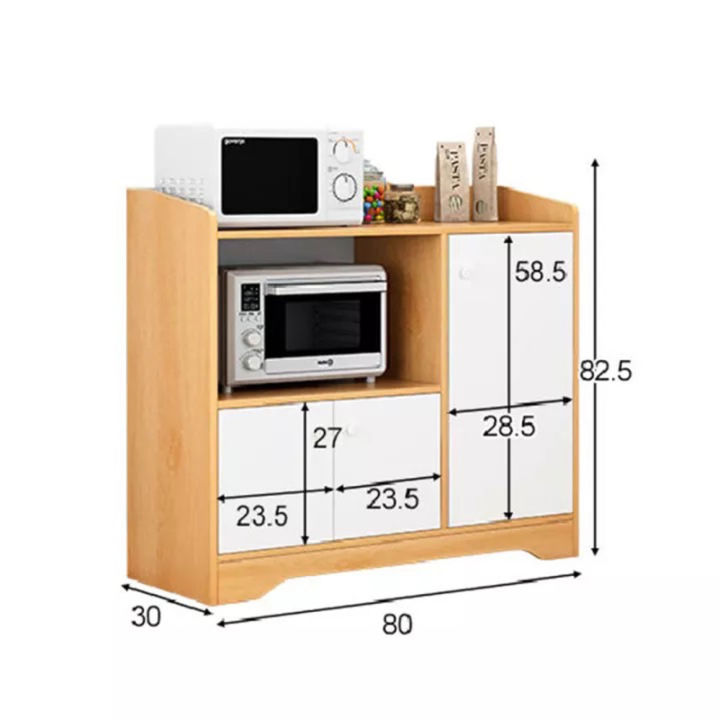 ตู้-ตู้เคาน์เตอร์-ตู้เก็บของในครัว-ชั้นวางทีวี-ชั้นวางไมโครเวฟ-ชั้นวางของในครัว-storage-cabinet-ตู้ชั้นเก็บของ-วัสดุไม้-mdf-mood-and-modern