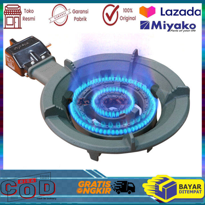 MIYAKO KOMPOR GAS 1 TUNGKU KOMERSIL ML-286 KOMPOR COR API YG SANGAT