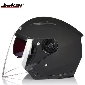 Motorcycle Vintage sun visor helmet 3/4 Open Face Helmets Casco Moto Jet  Scooter Bike Helmet Retro approved Casque Motociclismo