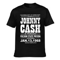 Top Quality Johnny Cash In Person Folsom Movie Regular Creative Printed Cool Tshirt