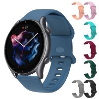 【CHUYANG SHOP】   สำหรับ Xiaomi Huami Amazfit GTR 3/3 Pro สายนาฬิกาสำหรับ Amazfit GTS 3 GTR 2 2e Bip U Pro Stratos สร้อยข้อมือ22มิลลิเมตร20มิลลิเมตรซิลิโคนวง