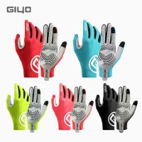 hotx【DT】 Wind Breaking Cycling Gloves Anti-slip Lycra Fabric Mittens Bicicleta Road