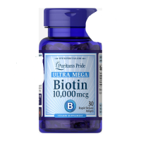 Puritans Pride Biotin 10,000 mcg / 30 Softgels (Trial Size)