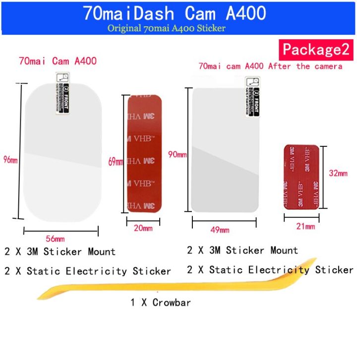for-original-70mai-dash-cam-a400-dash-cam-smart-3m-film-and-static-stickers-for-70mai-cam-a400-car-dvr-3m-film