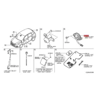 Car Rear View Camera Assembly 28442-4EA1A for J11 2015-2019 Parking Assist Reverse Camera 284424EA1A