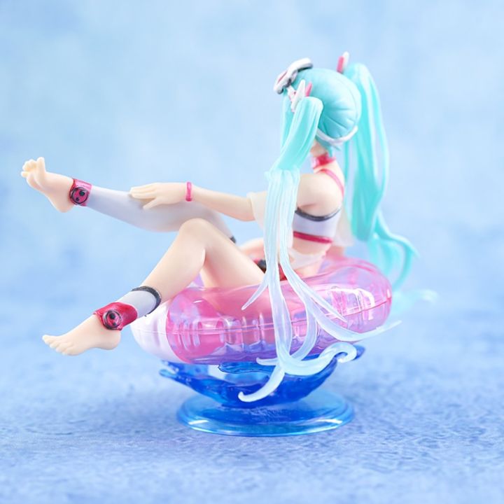 hatsune-รูปอะนิเมะ-miku-ใหม่สำหรับเด็กผู้หญิงลอยน้ำได้ตุ๊กตาขยับแขนขาได้เอเลน่าน่ารักตุ๊กตาผู้หญิงของเล่นสะสมห่วงยางว่ายน้ำ