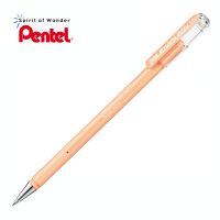 Pentel ปากกาไฮบริดเจล เพนเทล Hybrid Milky 0.8mm - สีส้มพาสเทล