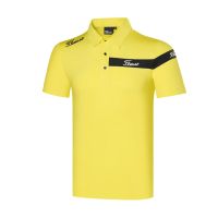 Golf clothes mens golf clothing breathable quick-drying outdoor sports short-sleeved T-shirt Polo shirt short-sleeved ANEW DESCENNTE SOUTHCAPE Callaway1 UTAA W.ANGLE Odyssey PXG1✹❀⊕