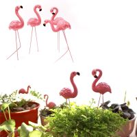 New Flamingo Ornaments Resin Garden Potted Animal Plugins Garden Ornaments Garden Decoration Pot Decoration