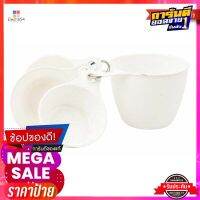 ชุดถ้วยตวงพลาสติก รุ่น SJS-008 แพ็ค 4 ชิ้นPlastic Food Powder  Measuring Cup 4 pcs.