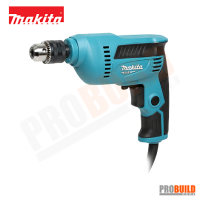 Makita สว่านไฟฟ้า 3/8 นิ้ว (10 มม.) 450 วัตต์ หัวจำปา ปรับรอบซ้าย-ขวา หัวจำปา และ รุ่น M6001B  3/8 นิ้ว (10 มม.) 450 วัตต์ หัวบิด