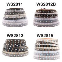 2 WS2811 WS2812B WS2813 WS2815แถบ RGB สมาร์ท LED สามารถระบุที่อยู่รายบุคคลได้ IC 30/60/144พิกเซล/Leds/M เทปติดหลอดไฟ IP30/65/67