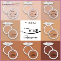 Tattielove PHOERA คอนซีลเลอร์ทนนานเป็นธรรมชาติ8สีไวท์เทนนิ่งควบคุมความมันบลัชเนื้อแมทเค้กผงสีแดง