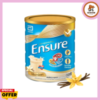 Ensure Vanilla 850g 1 Tins เอนชัวร์ วานิลลา 850 กรัม [1 กระป๋อง] โฉมใหม่ อาหารเสริมสูตรครบถ้วน สำหรับผู้ใหญ่ (จำกัดไม่เกิน 2 กระป๋องต่อ 1 การสั่งซื้อ)