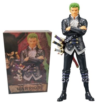 ZZOOI 17cm Anime Peripherals One Piece Anime Figures Roronoa Zoro Standing Action Figure PVC Collection Model Doll Ornaments Toy Gift