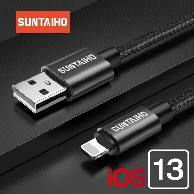 Suntaiho 2.4A USB สายสำหรับ Iphone สายชาร์จแบตเตอรี่ XS Max Xr X ชาร์จเร็ว iPhone 8 7 6 5S Plus สายโทรศัพท์