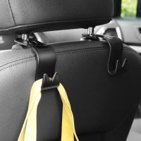 4Pcs Universal Car Seat Back Hook Storage Headrest Hanger Auto Bag Pouch Clothes Hanging Hooks Duarable Fastener Clip Interior