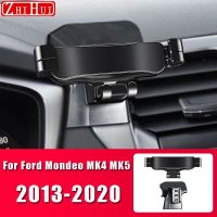 ที่จับโทรศัพท์มือถือแต่งรถสำหรับ Ford Mondeo MK4ขอบ MK5มัสแตงช่องแอร์ภูเขาแรงโน้มถ่วงขาตั้งอุปกรณ์เสริม Nkh-003