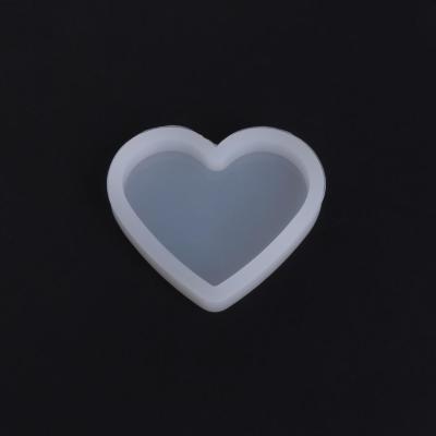 ซิลิโคนแม่พิมพ์รูปหัวใจอีพ็อกซี่เรซิ่น DIY งานหัตถกรรมตกแต่งเค้ก
