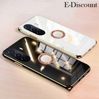 เคสโทรศัพท์ใหม่สำหรับ Huawei Nova Y71 ฝาครอบ อ่อนชุบ6D ด้วยสารต้านอนุมูลอิสระตัวยึดแหวนดึงดูดสำหรับ Huawei Nova Y71 Y70 เคส